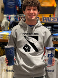 Walmart Paper Beats Rock Grey Hoodie