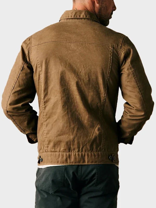 Waxed-Trucker-Flint-And-Tinder-Jacket