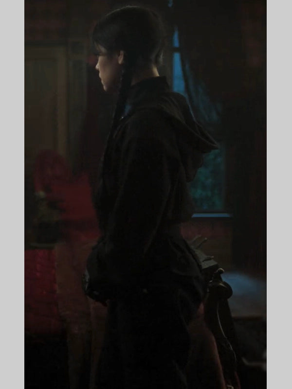 Wednesday S02 Jenna Ortega Black Hoodie