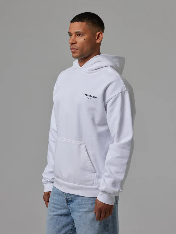 White Talentless Hoodie