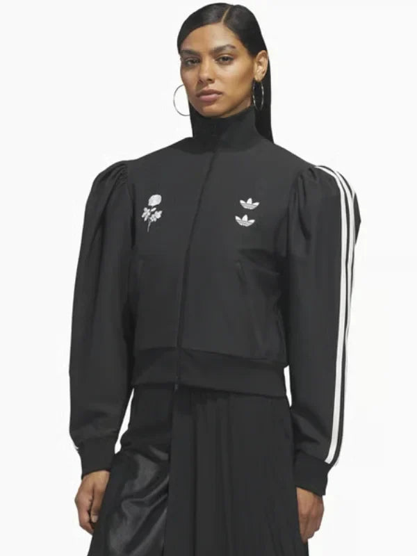 Willy Chavarria Adidas Zip-Up Sweatshirt Black