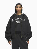 Willy Chavarria x Adidas Originals Men's Zip-Up Sweatshirt Black