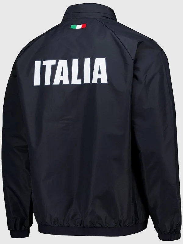 Winter Olympics 2026 Italia EA7 Tech Jacket Navy