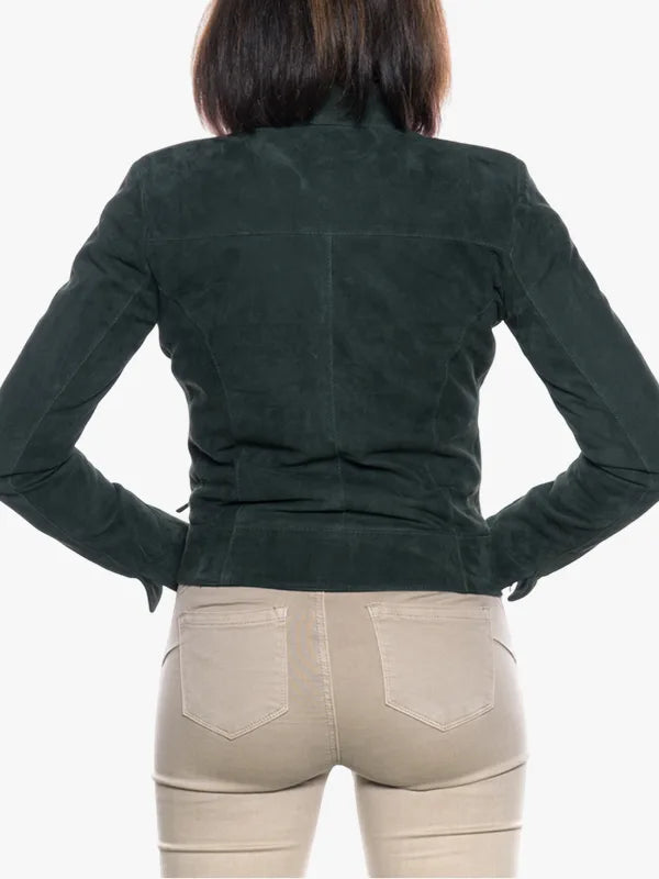 Women Kelly Green Jacket