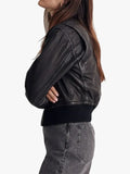 Women’s Amrika valiant Black Bomber Jacket