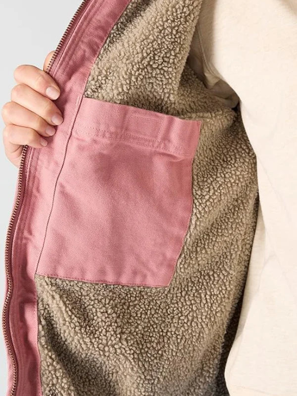 Women's Carhartt Pink Sherpa Lined Jacket