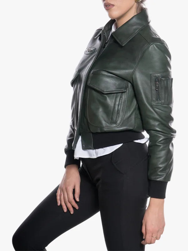 Women's Pilot Green Jacket