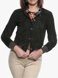 Women’s Polo Jacket Green Bomber