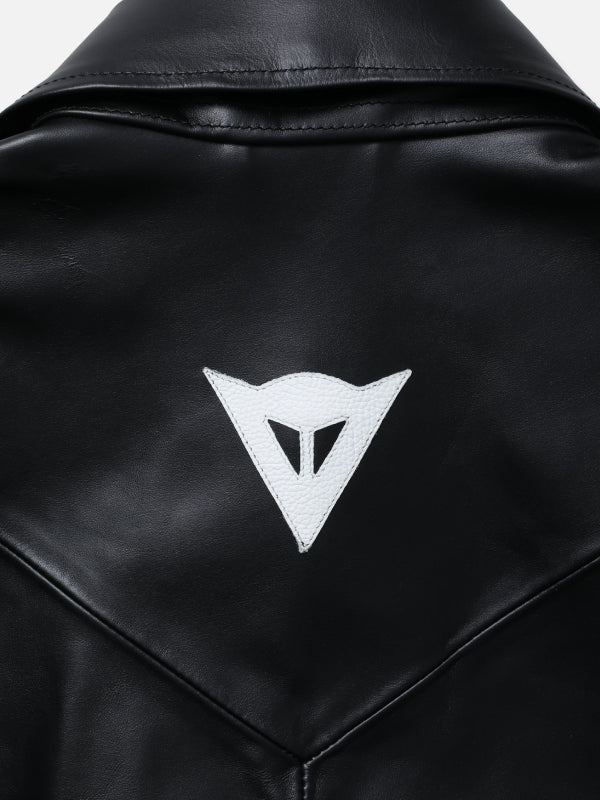 Yohji Yamamoto Y-3 Neighborhood Black Leather Bomber Jacket