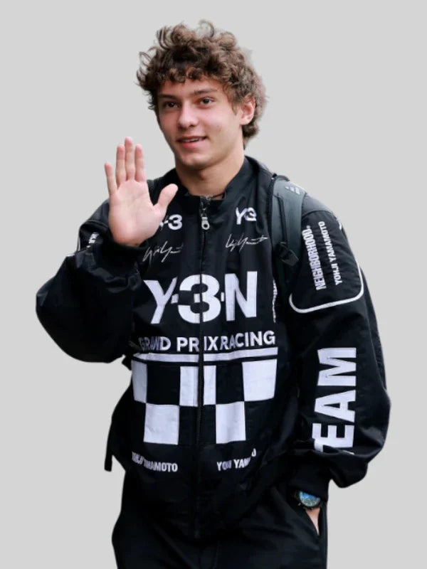 Yohji Yamamoto Y3-N Grand Prix Racing Jacket Black