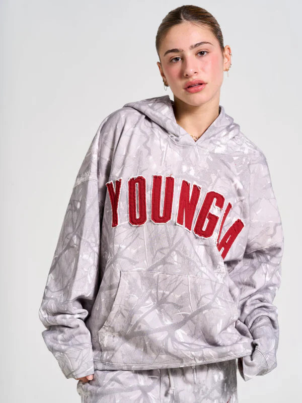 Youngla Camo Grey Hoodie