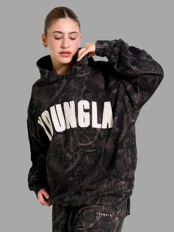 Youngla Camo W551 Hunting Season Hoodie Black
