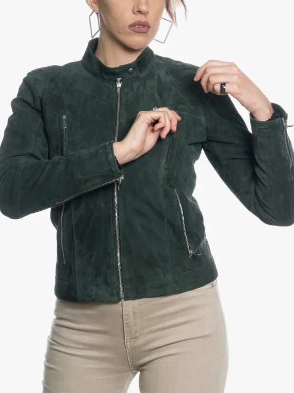Zara Bis Women’s Green Zipper Jacket