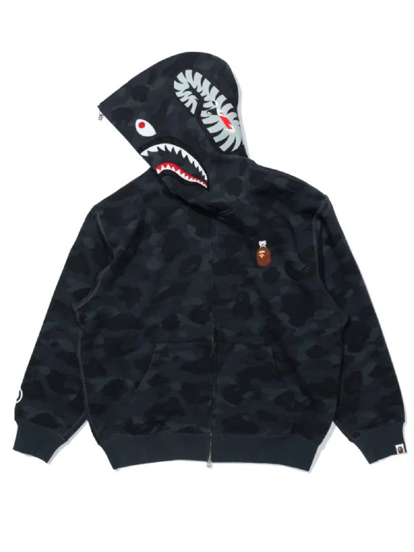 Bape x Stray Kids Shark Full Zip Hoodie