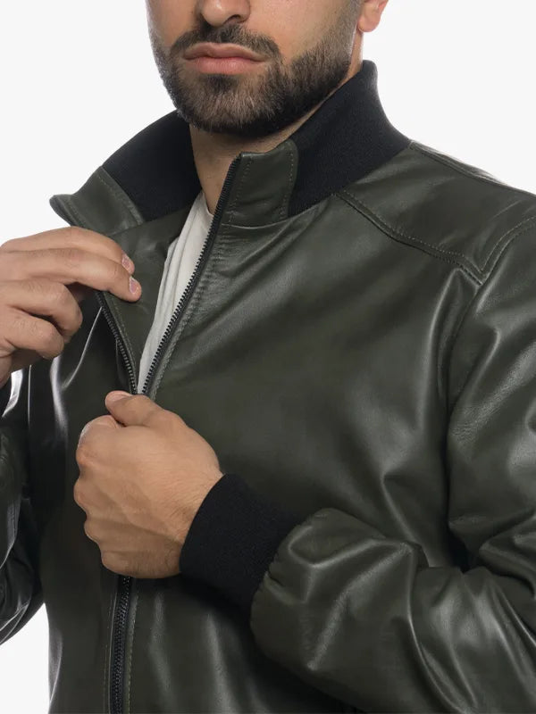 bomber Olive jacket