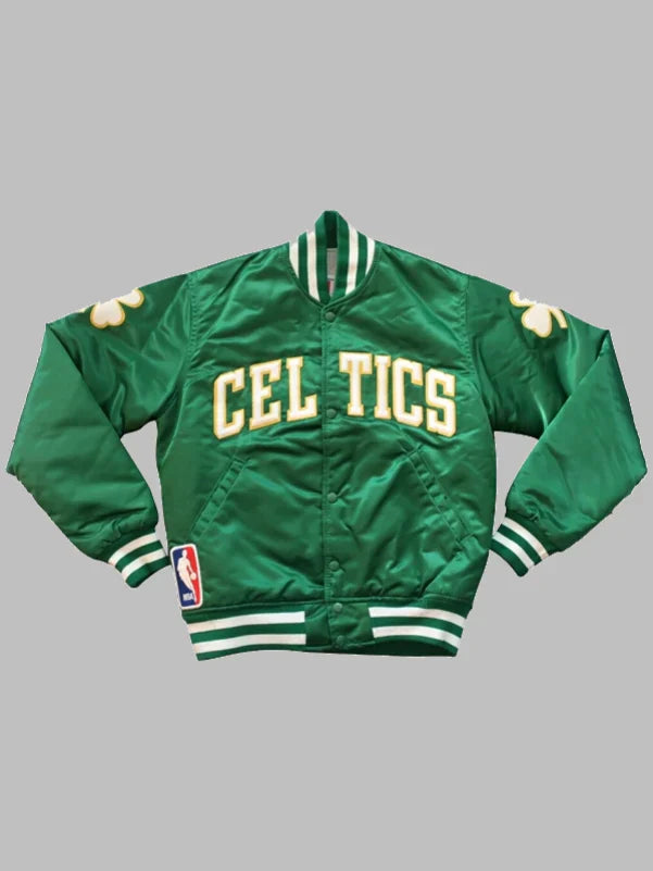 boston celtics satin starter jacket