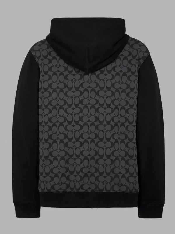 coach mens hoodie brown