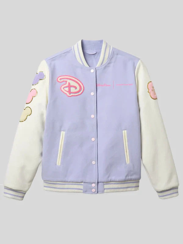 disney stoney clover varsity jacket