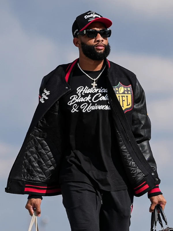 khadarel hodge hbcu nfl jacket black
