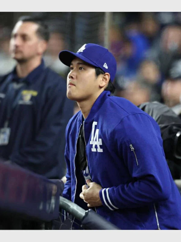 los angeles dodgers bomber jacket nike