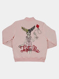 melanie martinez test me reversable jacket pink