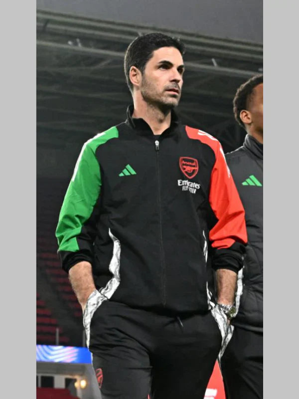 mikel arteta adidas arsenal London presentation jacket