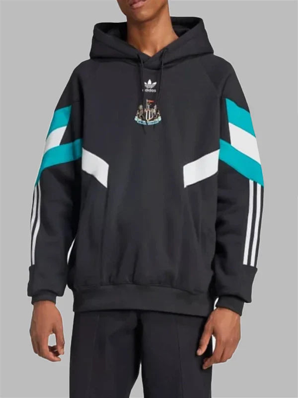 newcastle united adidas originals hoodie black