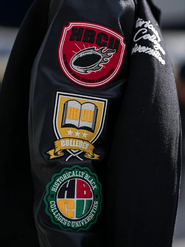 nfl hbcu varsity jacket black