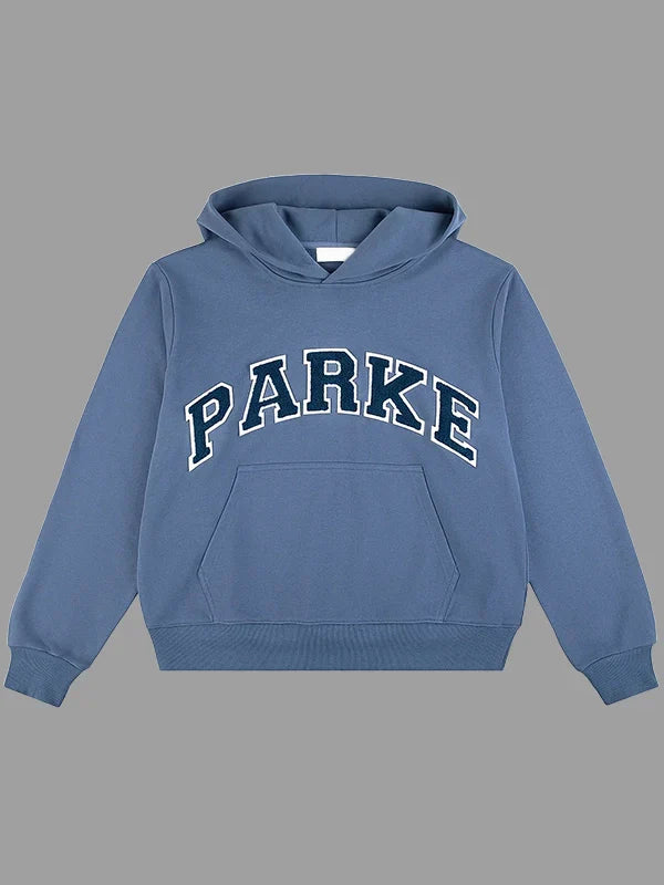 parke blue hoodie