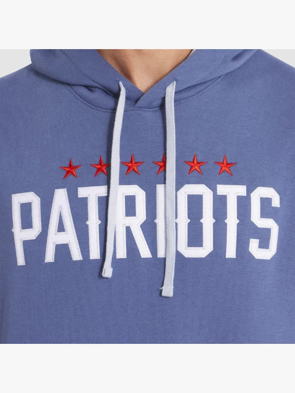 storm blue patriots sweatshirt
