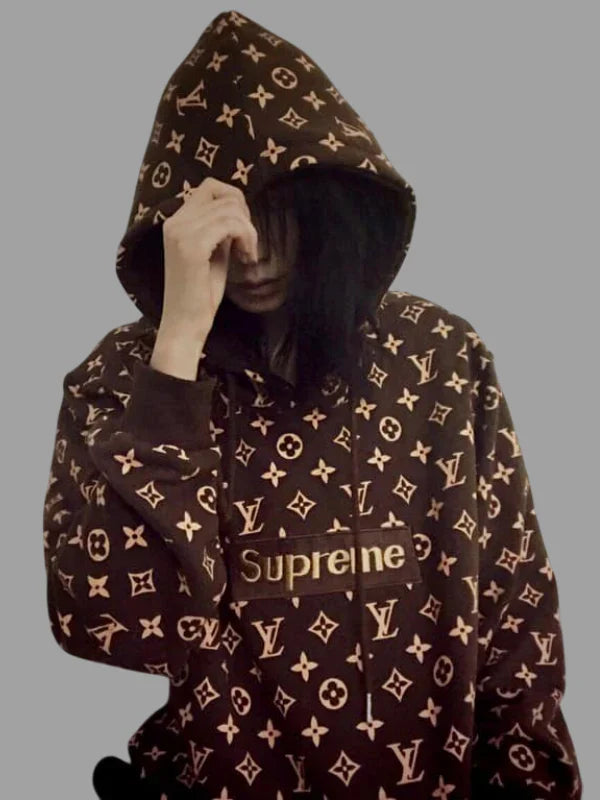 supreme x louis vuitton box logo hooded sweatshirt