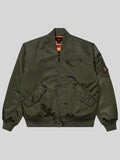 undefeated x jordan bomber jacket green