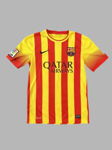 2013-2014 FC Barcelona FC Away Soccer Jersey Lionel Messi