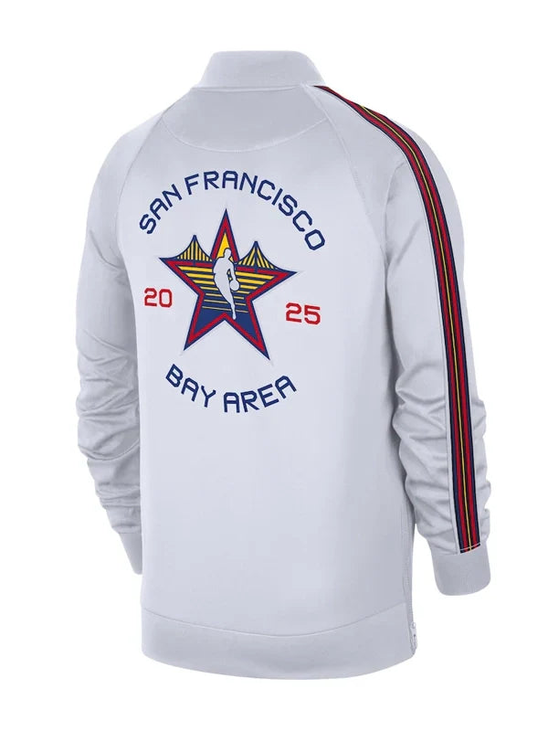 2025 All-Star Weekend Show time Men_s Jordan NBA Long Sleeve Full-Zip Jacket