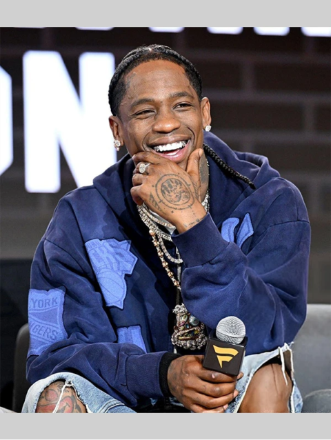 2025 Cactus Jack All Leagues Zip-Up Hoodie Travis Scott