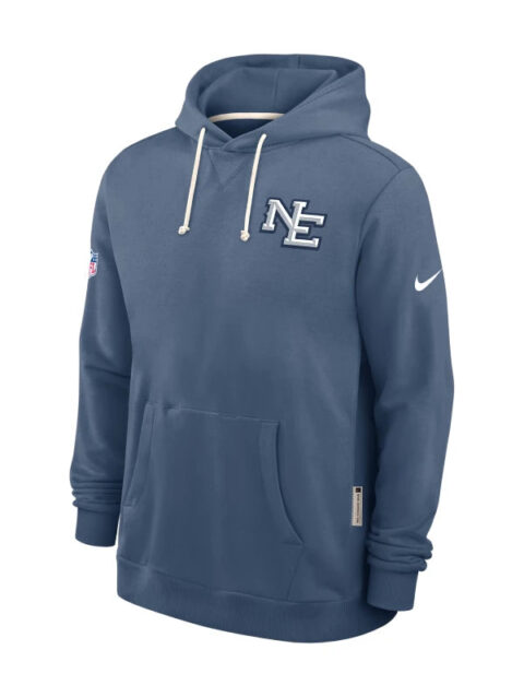 2025 Nike We Are All Patriots Rivalries Hoodie Storm Blue
