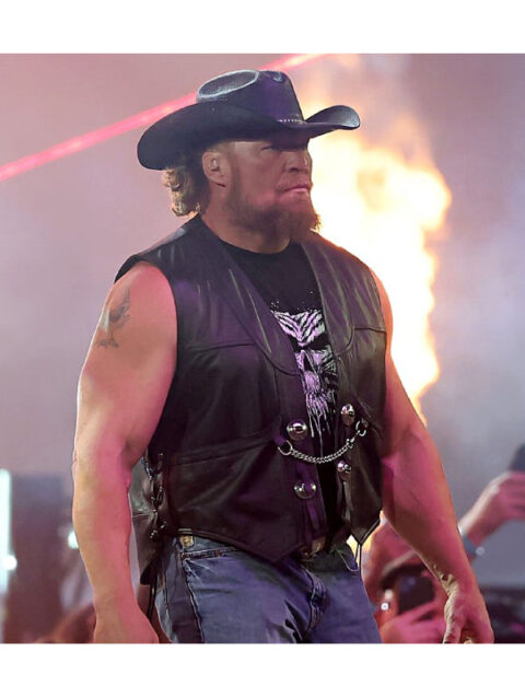 2025 SummerSlam Brock Lesnar Vest Black
