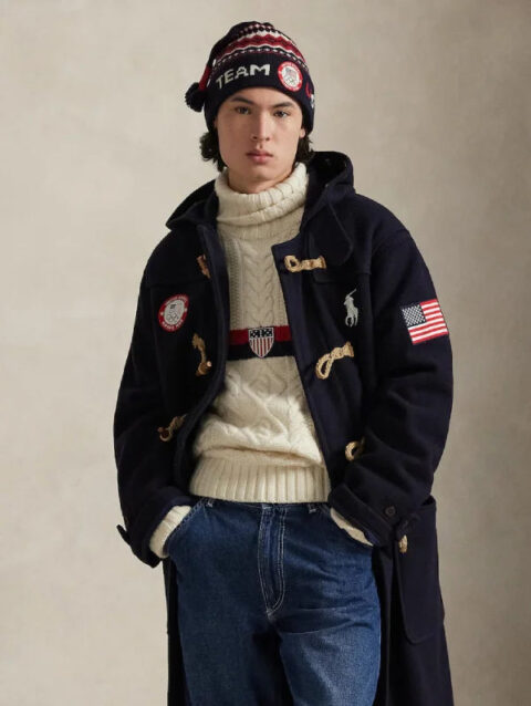 2026 Winter Olympics Team USA Flagbearer Polo Ralph Lauren Toggle Coat