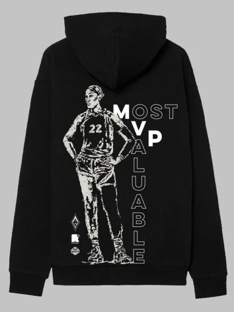 22 MVP Most Valuable A_ja Wilson Hoodie Black