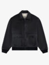 ALD Leather Flight Jacket Black