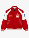 ALD Olympiacos F.C. Varsity Jacket Red