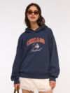 Abercrombie Chicago Bears Sunday Hoodie Blue