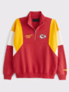 Abercrombie Kansas City Chiefs Half-Zip Sweatshirt