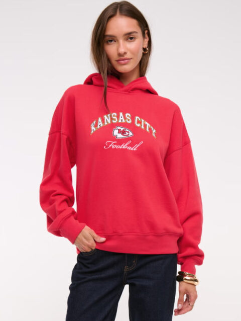 Abercrombie Kansas City Chiefs Sunday Hoodie Red
