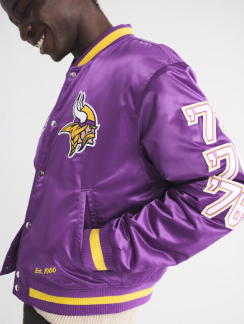 Abercrombie Vikings Varsity Bomber Jacket