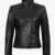 Acerra Womens Leather Cafe Racer Biker Jacket