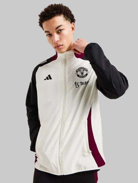 Adidas Manchester United FC Presentation Jacket White