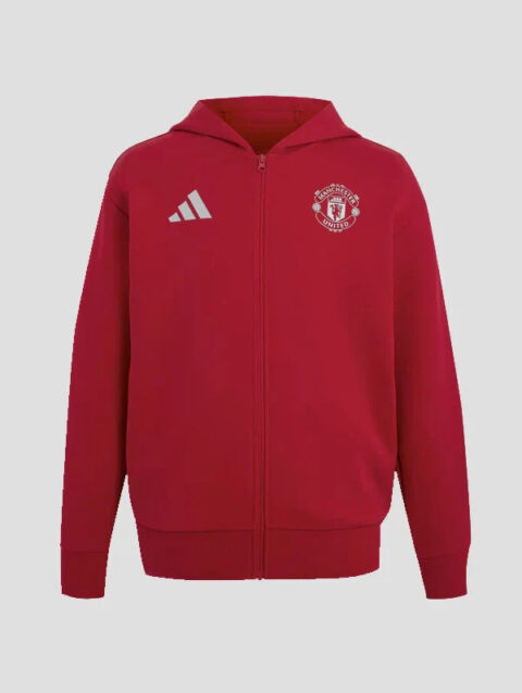 Adidas Manchester United Mens Anthem Jacket Red