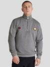 Adidas Manchester United Terrace Icons Quarter Zip Jacket Grey