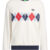 Adidas Originals Argyle Printed 1/4Zip Sweatshirt White